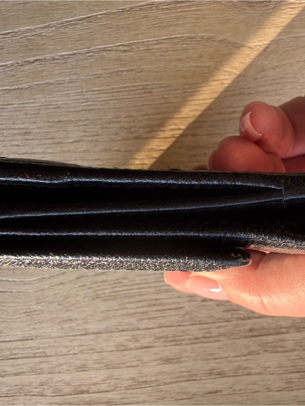 Coach Saffiano Leather Tri-Fold Wallet - Picture 12 of 12